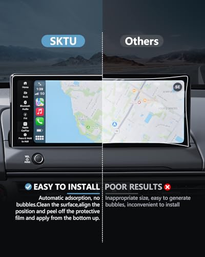 SKTU 2PCS for 2026 2027 Honda Pilot Accessories Screen Protector 12.3 Inch for 2026+ Honda Pilot (Sport/EX-L/Touring/TrailSport/Touring Blackout/Elite/Black Edition) 12.3-Inch Multimedia Touchscreen [Ultra HD, Anti-Glare&Scratch] Honda Pilot 2026 2027 Acc