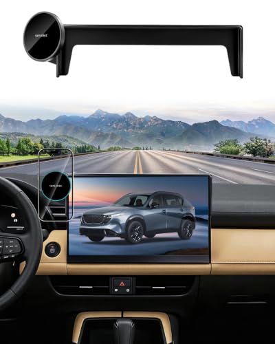 SKYLOTEC Magnetic Charger Cell Phone Holder for Mazda CX5 2026 Phone Mount - color: Magnetic Wireless Charger, size: 2026 Mazda CX5 | 12.9-Inch