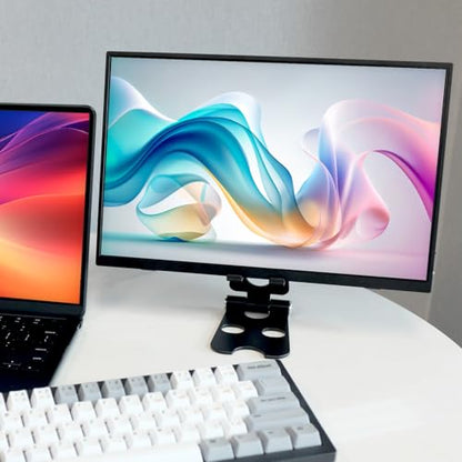 Kado Aluminum Alloy Tablet Stand for Portable Monitor, Foldable iPad Stand - size: Aluminum Black