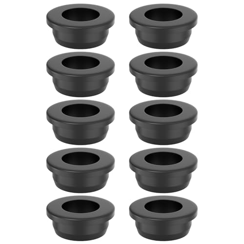 10Pcs 3/4"ID, 1-1/8"Drill Hole Rubber Grommets, Top Hat Grommet, Firewall Grommet, Rubber Plugsfor Protecting Wires Cable - size: 3/4"ID, 1-1/8"Drill Hole