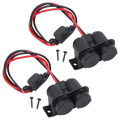 DC 12V Cigarette Lighter Socket with Blade Fuse 15A