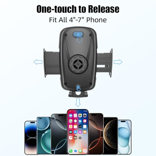 Cup Holder Phone Holder for Car, Car Phone Mount for Your Car - color: Black