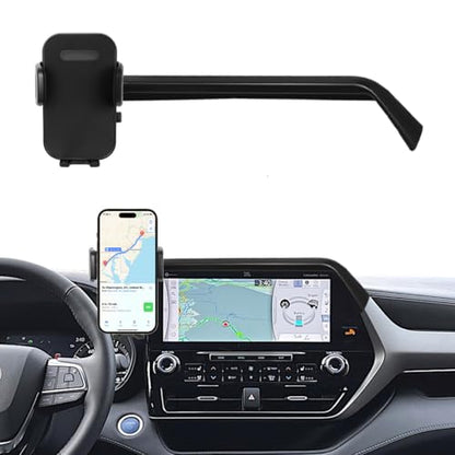 Car Phone Holder Fit for 2020-2025 Toyota Highlander Accessories Phone Mount 8-inch Screen Fixed Clip, Cell Phone Automobile Cradles Hands-Free 360 Degree Rotation Not Affect Air Vent - size: 2020-2025 Toyota Highlander
