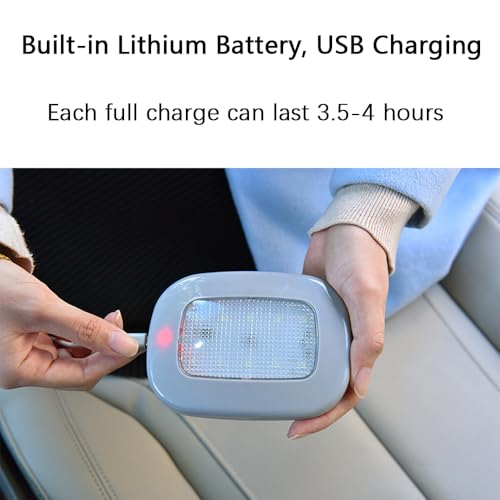 CYDZSW Car LED Lights Interior Battery Powered,USB Charging 10LED Small Wireless Dome Light Inside,RV Camper Shell Ceiling Roof Lights,Trunk Light