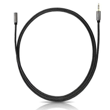 Zeskit Premium 3.5mm Jack Male to Female AUX Audio Extension Cable, TRRS 4 Poles for Headphones with Mic, Speakers - 6ft - size: 6 Feet