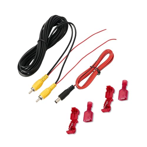 AHD 1080P/CVBS Car Rear/Front View Camera Fisheye Lens License Plate Camera with RCA Cable & Vehicle Camera for BMW 3 E46 E90 E91 E92 5 E39 E60 E61 X5 E53 E70 & 170° Wide-angle HD Backup Camera