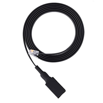 6-Pin Microphone Extension Cable for Ham Radio, 1.5M (5ft) Handheld Mic Cord Compatible with FT-7800R FT-7900R FT-8800R FT-8900R and More