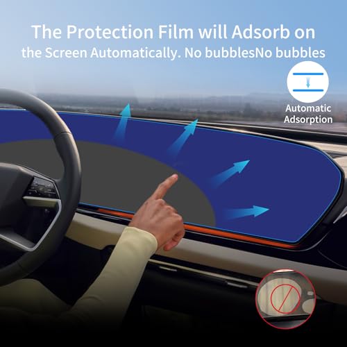 Screen Protector for 2026+ Audi A6/A5/S5/Q6/SQ6 14.5-Inch Curved Integrated - color: For 25-26 Audi A5/A6/Q6/SQ6 AIO Blue