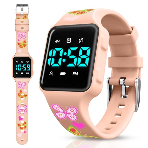 BEN NEVIS Potty Training Watch, Digital Toddler Watch with Countdown/Music/Alarm Clocks/Vibration Reminder and Waterproof, Remind Toddler to Go to The Toilet - color: 26-Apricot-HuDie