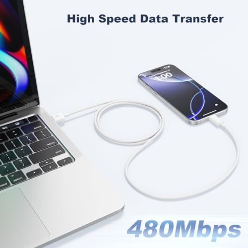Car Carplay Cable for iPhone 17 16 15 Pro Max Air 3FT USB A to USB C Cable - color: White, size: 3FT