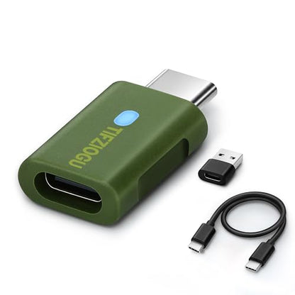Motorcycle CarPlay Bluetooth Headset Bypass Adapter - color: military green