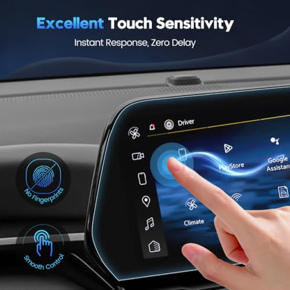 Canvcle 2PCS Screen Protector for 2026 2025 Chevy Equinox LT/RS/ACTIV, 11.3-Inch Navigation & 11-Inch Dashboard Touchscreen Protective Film 9H Tempered Glass HD Screen Saver [Anti-Glare & Shatterproof] - size: 2025-2026 Chevy Equinox 11.3 Inch + 11 Inch