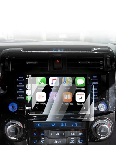 Karltys [Upgrade 2PCS 2020~2024 Toyota 4Runner 8-Inch Screen Protector [No Glare & Fingerprint] for HD Touchscreen 9H Tempered Glass Ultra Clear Radio Screen Cover - size: 2020~2024 Toyota 4Runner 8-Inch