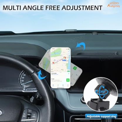 Car Vacuum Magnetic Suction Phone Holder Compatible with Ford Maverick 2022-2025 Hands-Free Suction Cup Mobile Phone Mount Multimedia Display Left Side Panel Cell Phones Bracket Rotatable Accessories - style: Style E