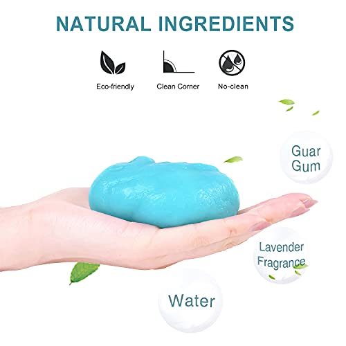 TICARVE Car Cleaning Gel for Car Keyboard Electronics Home Office 100g Bag - size: 1 Pack