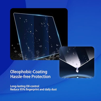4pcs 2026 2025 Hyundai Santa Fe Tempered Glass Screen Protector & AC Climate Film for 2025 2024 Hyundai Santa Fe SE SEL XRT Limited Calligraphy Hybrid Dual 12.3Inch Screen Protector Touchscreen - size: santa fe spilt glass protector 12.3inch
