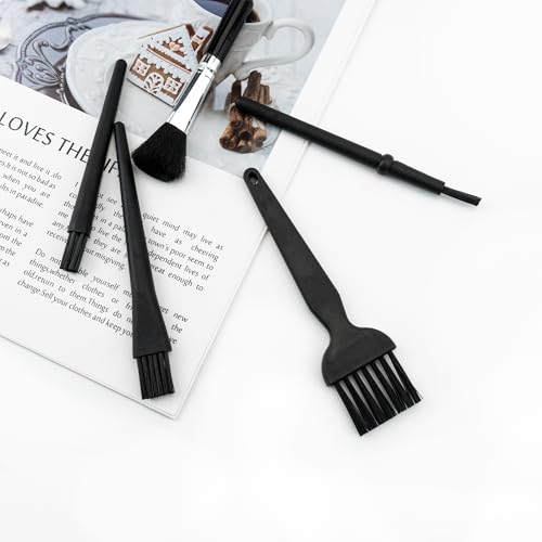 5 PCS Mini Keyboard Brushes, Anti-Static Brush for Small Spaces