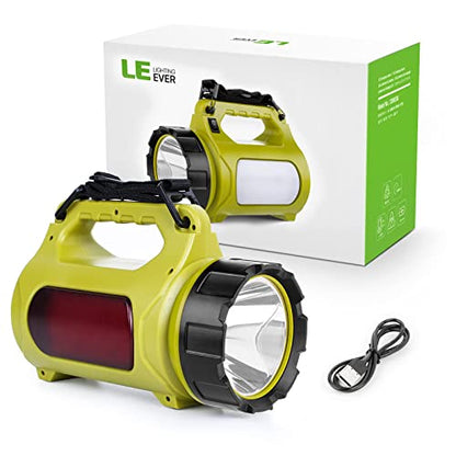 LE Rechargeable LED Lantern, Camping Essentials, 1000LM, 5 Light Modes, IPX4 Waterproof, 3600mAh, Lantern Flashlight for Hurricane Emergency, Hiking, Home and More, USB Cable Included
