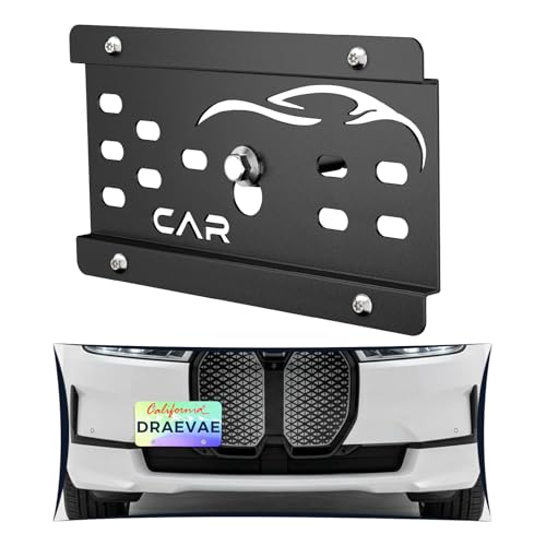 No Drill License Plate Bracket Fits BMW iX 2022-2025, i7 2023-2025 /i5 2024