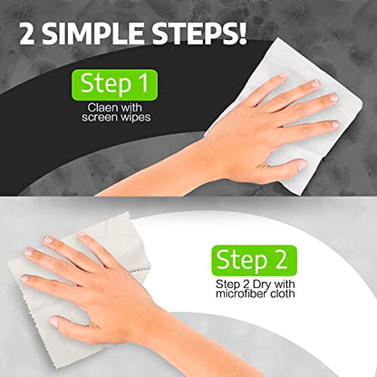 Screen Wipes Individually Wrapped, EOTW Pre-moistened Computer Phone Lens Cleaning Wipes for iPhone iPad Tablet PC Computer LED Screen, Pack of 30 - size: 30 Count (Pack of 1)