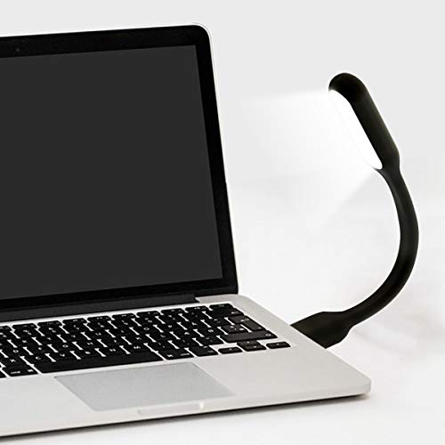 USB LED Light Lamp for Power Bank, Portable Eye Care Mini Night Light with Flexible Arm, USB Gooseneck Reading Lamps Book Light,Compatible for Desktop, Notebook Laptop (10-White) - color: 10PCS-White