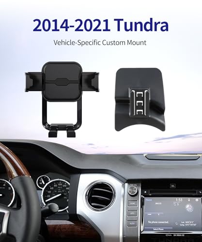 Auto Clamp Clip Car Phone Holder for Toyota Tundra 2014-2021 Accessories - size: For 2014-2021 Tundra