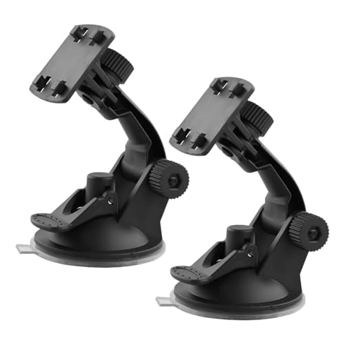 Windshield Mount for 4.3"/5" Backup Camera Display Monitor - Rear View Camera Screen Mounting Bracket with Suction Cup - Car Play Screen Reverse Cameras Monitor Mount for Cars (2PCS) - size: 2PCS