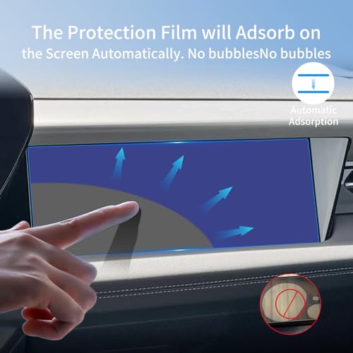 for 2026+Audi SQ6/Q6 e-tron 10.9 Inch Passenger Screen Protector - color: For 25-26 Audi Q6/SQ6 Co-pilot 10.9 Blue