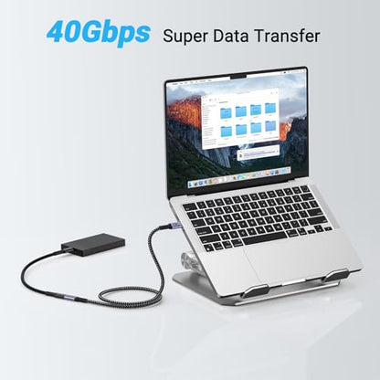 USB C Extension Cable 6.6FT 2 Packs, 5A Fast Charging Male to Female - size: 6 ft