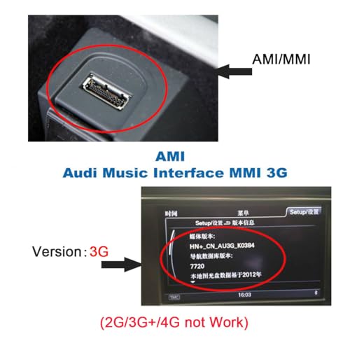 xiwai Media in AMI MDI to Stereo 3.5mm Audio & USB-C Aux Adapter Cable for Car VW Audi 2014 A4 A6 Q5 Q7
