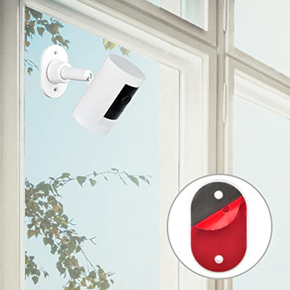 2Pack Adhesive Wall Mount Compatible with Ring Outdoor Cam (Stick Up Cam) and Outdoor Cam Plus and Indoor Cam (1st Gen) Camera,360 Degree Adjustable Mounting Bracket for Surveillance Camera