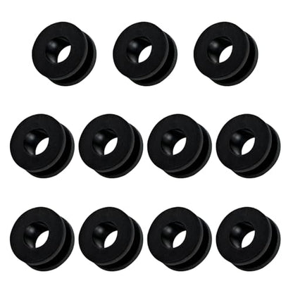 M6 Rubber Grommets Kit for Motorcycle Fairing, 10PCS Rubber Grommet Bushings Compatible with Yamaha Honda Kawasaki Suzuki, ATV Body Panel & Cowling Mount Replacement