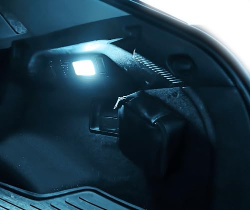 iJDMTOY Super Bright 2W High Power Aqua Ice Blue Full LED Trunk Cargo Area Light Assembly Compatible With Lexus, Compatible With Toyota, Powered by 20-SMD LED Diodes - style: Aqua