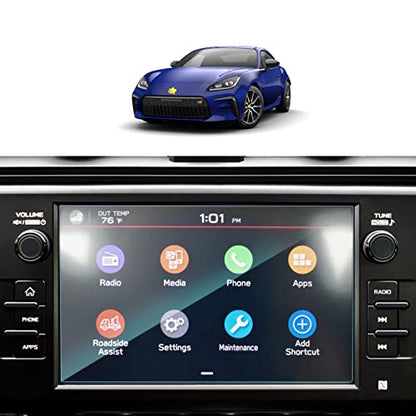 SKTU 2024 2025 2026 2027 GR86 Screen Protector Ultra HD 8-Inch - color: 2022-2027 GR86/BRZ 8 Inch Tempered Glass
