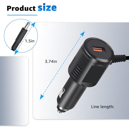 5V Car Charger with USB Port for Rand McNally GPS - Compatible with TND Tablet 85, TND 740,750, OverDryve 7, 8 Pro, and RV Truck GPS Systems - Including Magnetic Slice Mount Replacement AC Adapter
