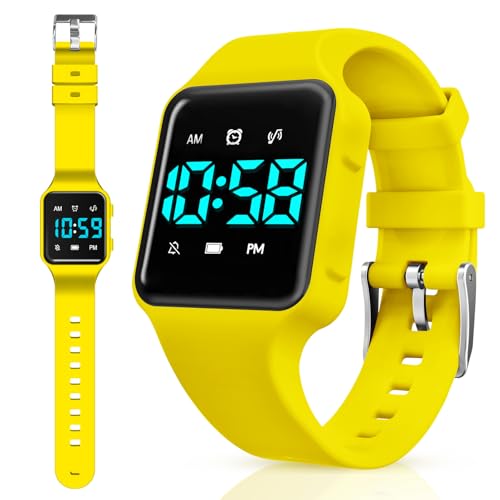 BEN NEVIS Potty Training Watch, Digital Toddler Watch with Countdown/Music/Alarm Clocks/Vibration Reminder and Waterproof, Remind Toddler to Go to The Toilet - color: 22-Yellow