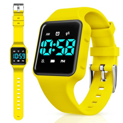 BEN NEVIS Potty Training Watch, Digital Toddler Watch with Countdown/Music/Alarm Clocks/Vibration Reminder and Waterproof, Remind Toddler to Go to The Toilet - color: 22-Yellow
