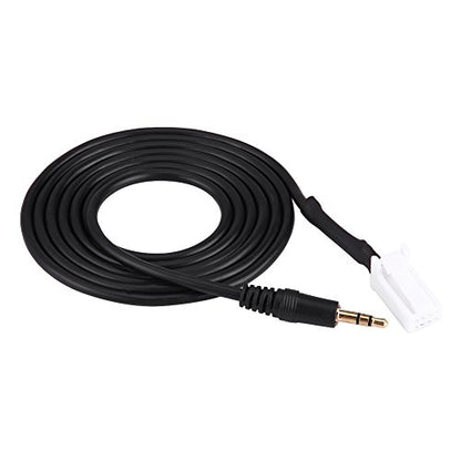Car AUX Audio Cable,3.5 mm Audio Cable, Audio AUX Input Cable Adapter 8pin Plug 3.5mm Jack Fit for Suzuki Swift Vitra Jimny