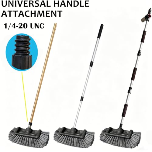 11.5" Ultra-Soft Bristles Car Wash Brush for Car Truck RV & Boat Exterior Cleaning,Dark Gray