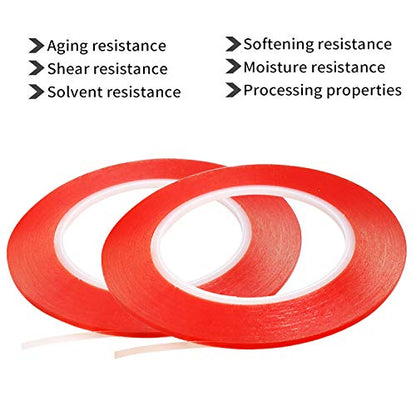 Kaisiking 2mm / 3mm x 25M Phone Repair Tape LCD Touch Screen Repair Tape - size: 2pcs (2mm+3mm)