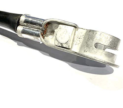 EDS 926-4014 9264014 4 AWG NEGATIVE Battery terminal Connector Kit - 16mm crimp clamp pigtail & splice kit and heat shrink. USA Made OE Replacment for Toyota Nissan Ford Hyundai Mazda etc vehicles - size: 4 AWG