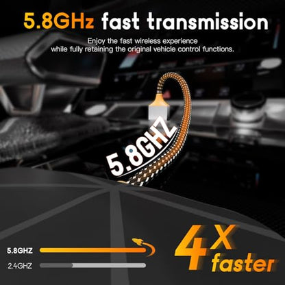 Wireless Adapter Compatible with CarPlay & Android Auto for Cars 2016-2026