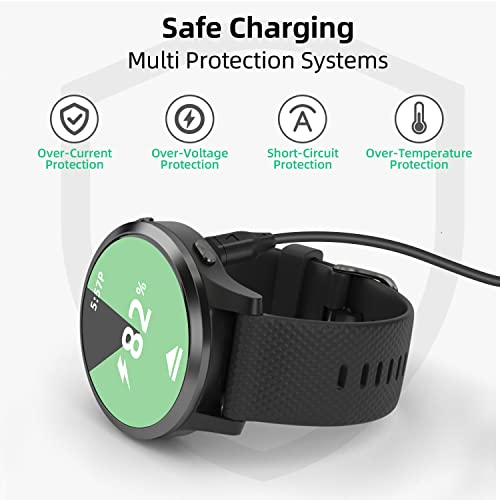 USB C Charger Compatible with Garmin Watch Charger, Data Sync Charging Cable for Garmin Fenix 7 7S 7X 6 6S 6X 5 5S 5X, Forerunner 965 945 245 45, Vivoactive 3 4 4s, Venu 2 2s, Instinct, 3.3FT/1M - style: 1 Pack