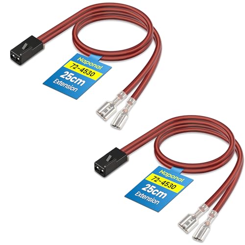 72-4530 Speaker Harness,Thicker and Longer Speaker Wire Cable,Professional Car Door Speaker Wiring Harness Adapter Connector Plug for Chevrolet Astro GMC Jimmy,Speaker Wiring Harness(2PCS) - style: 72-4530-2pcs