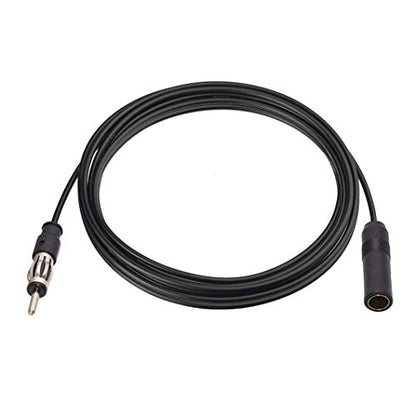 Bingfu Car FM AM Radio Antenna Extension Cable 16.5 feet / 5m Cord DIN Plug Connector Coaxial Cable for Vehicle Truck Car Stereo Head Unit CD Media Receiver Player - size: 16.5ft / 5m