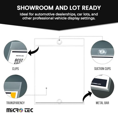 MICRO TEC Buyers Guide Document Holder Pouch Kit - 8.5 x 13 Clear 100 Pack - size: Pack of 100