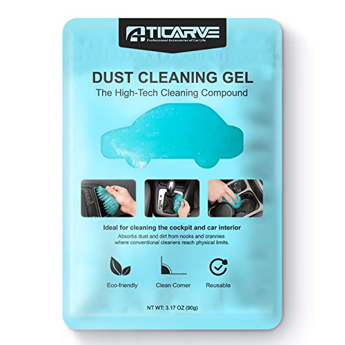 TICARVE Car Cleaning Gel for Car Keyboard Electronics Home Office 100g Bag - size: 1 Pack