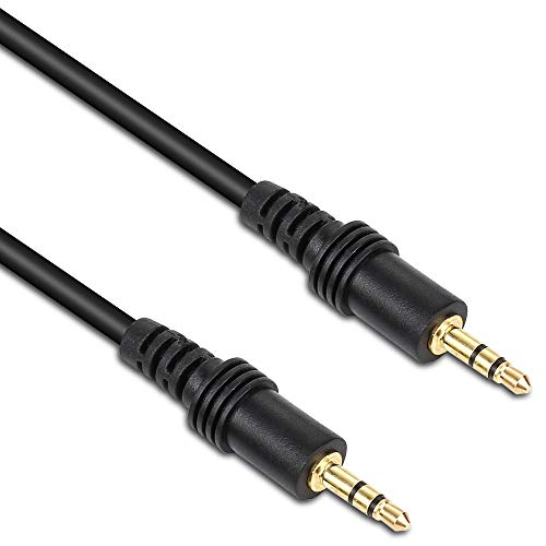 DTOL Aux Cable 3.5mm Audio Cord for Car Heavy Duty Male to Male Jack Auxiliary Cord Extension Adapter for Apple iPhone, Android for Samsung Galaxy, Headphones (3.5mm Male to Male Cable 5 Feet)