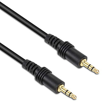 DTOL Aux Cable 3.5mm Audio Cord for Car Heavy Duty Male to Male Jack Auxiliary Cord Extension Adapter for Apple iPhone, Android for Samsung Galaxy, Headphones (3.5mm Male to Male Cable 5 Feet)