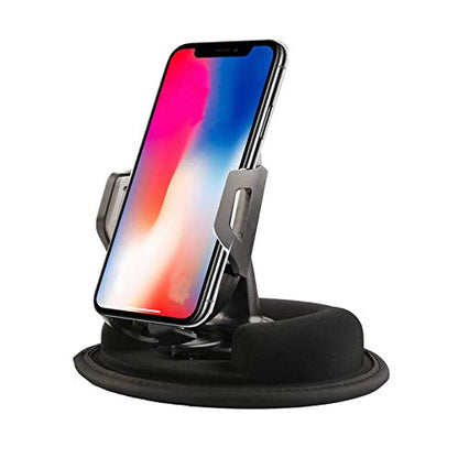 Cell Phone Vehicle Mount,Dashboard Beanbag Friction Mount,2 in 1 Dashboard Mount and Car Air Vent Holder,for iPhone Android and Other Smartphones